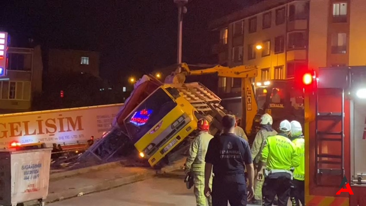 Başakşehir’de Feci Kaza: Devrilen Kamyonetin Altında Kalan 3 Çocuk Yaralandı!