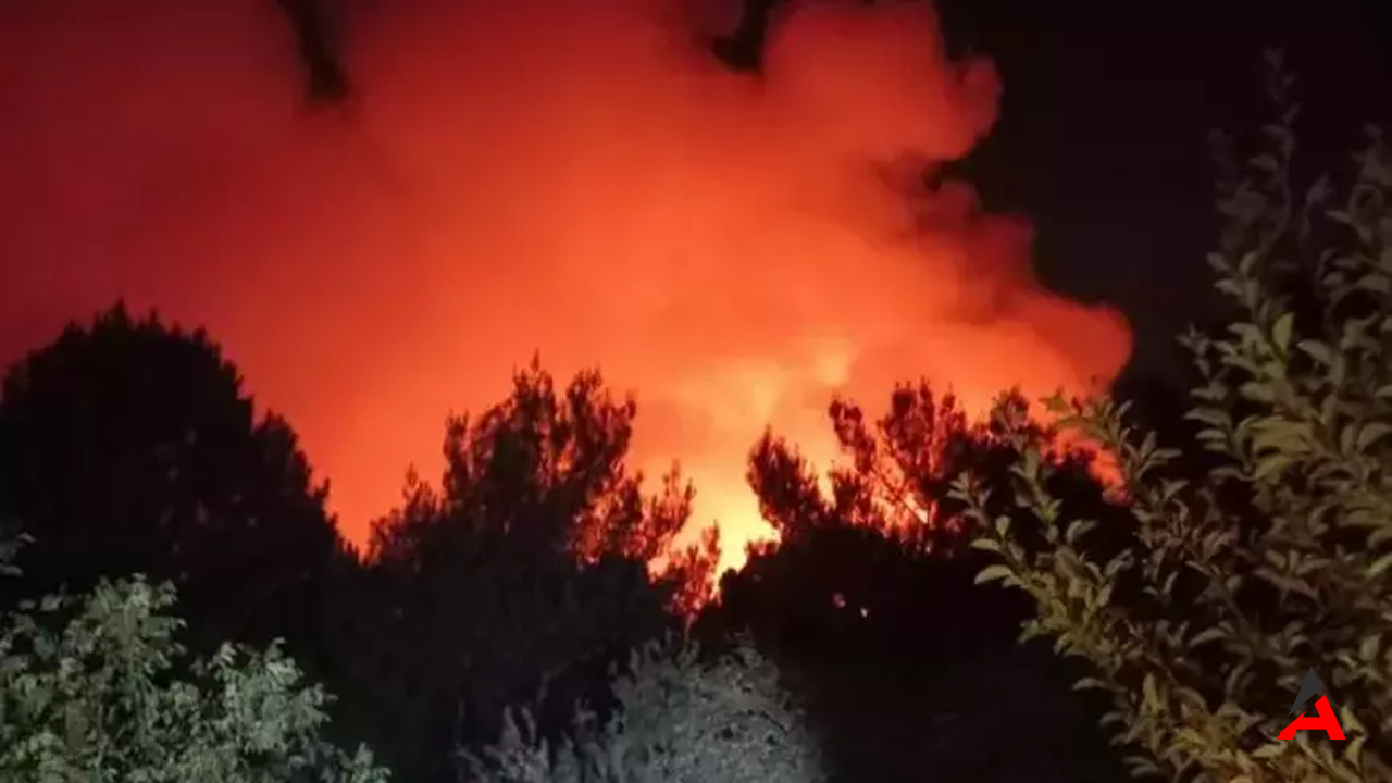 İzmir Yamanlar Dağı’nda Orman Yangını: Ekipler Alevlerle Mücadele Ediyor